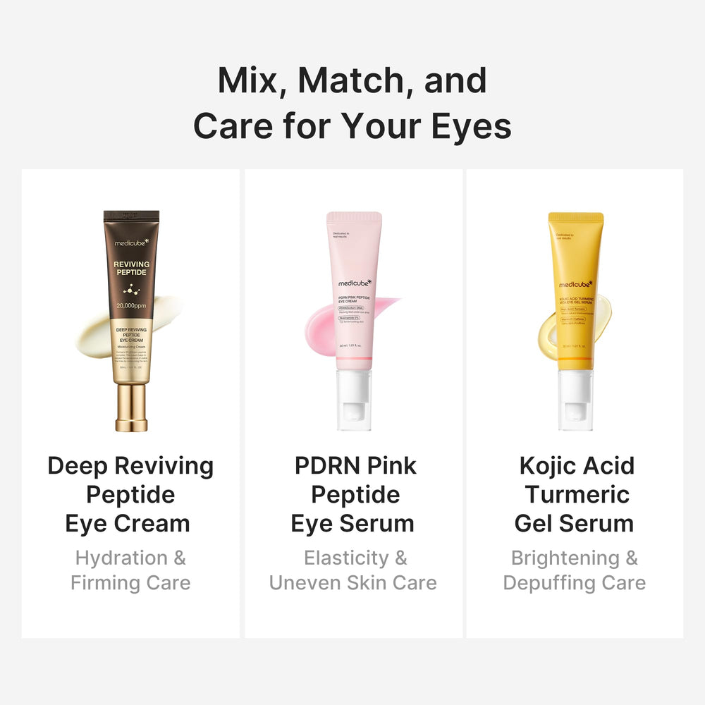 sensación fresca y calmante alrededor de los ojos con medicube