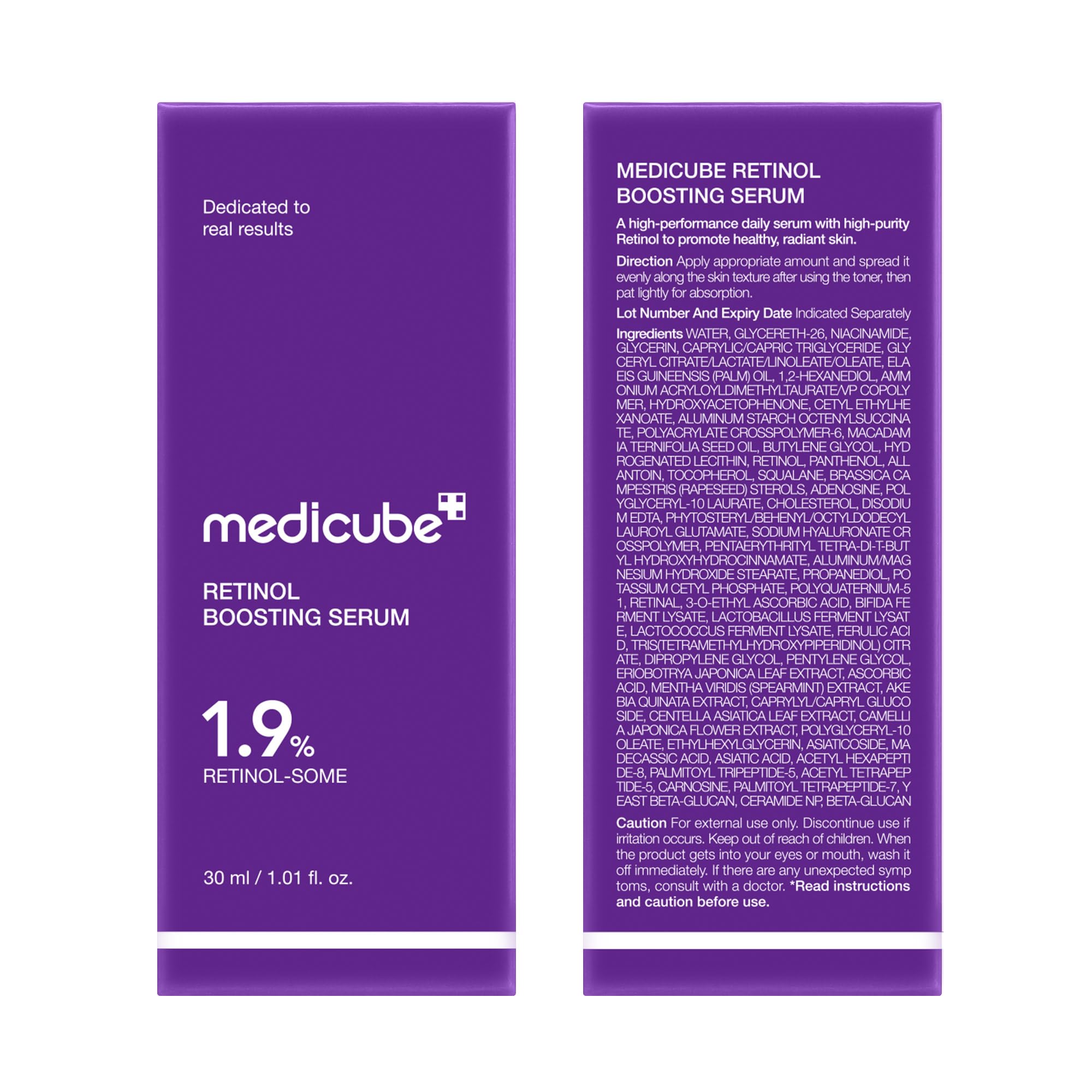 medicube sérum potenciador de retinol, rutina nocturna compacta para piel refinada