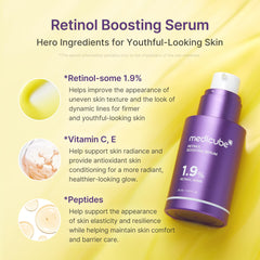 medicube sérum potenciador de retinol, textura suave en la piel y tono más uniforme