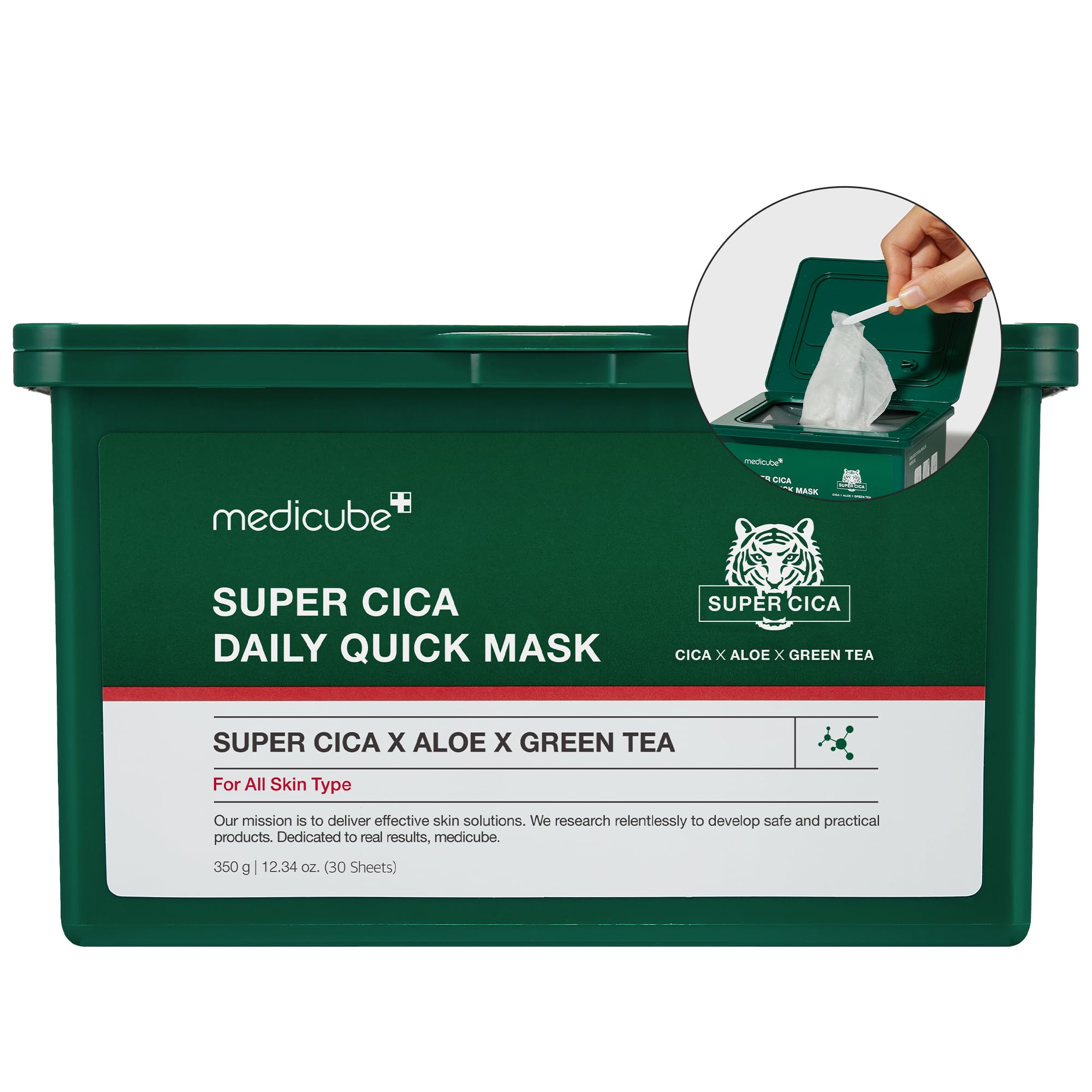 Medicube Super Cica Diario – empaque práctico para uso diario rápido de la piel.