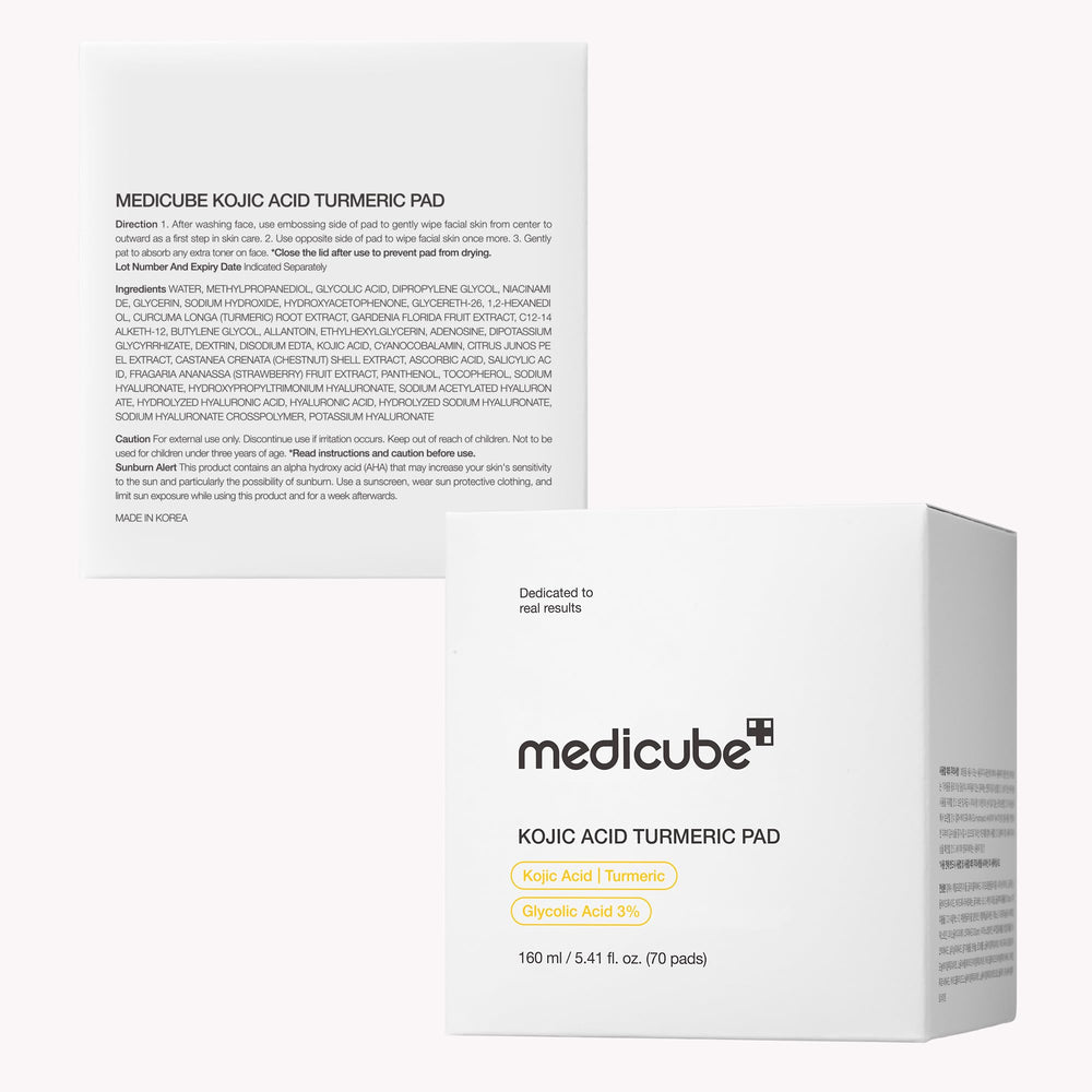 Medicube Toner Pads brightening tone visual.