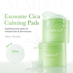 Medicube Toner Pads close-up texture highlighting gentle, low-irritation formula