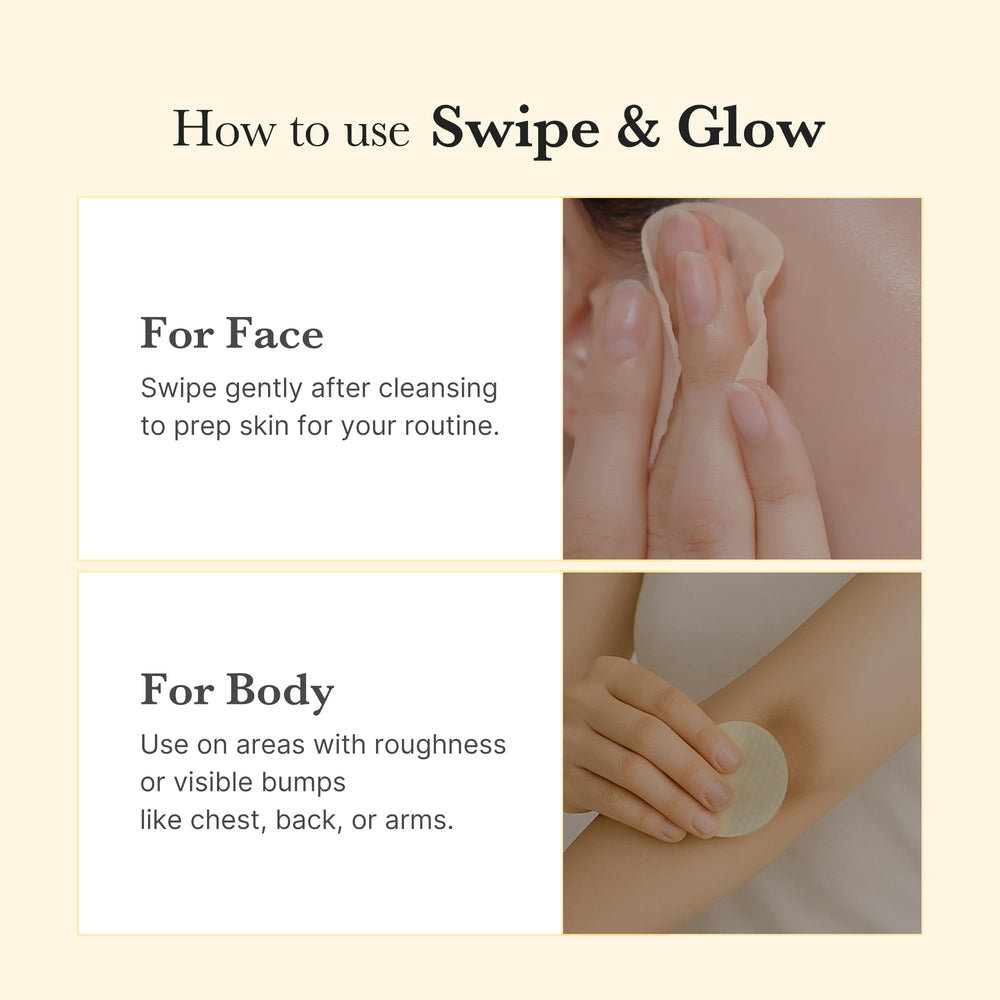Medicube Toner Pads suitable for face and body areas.