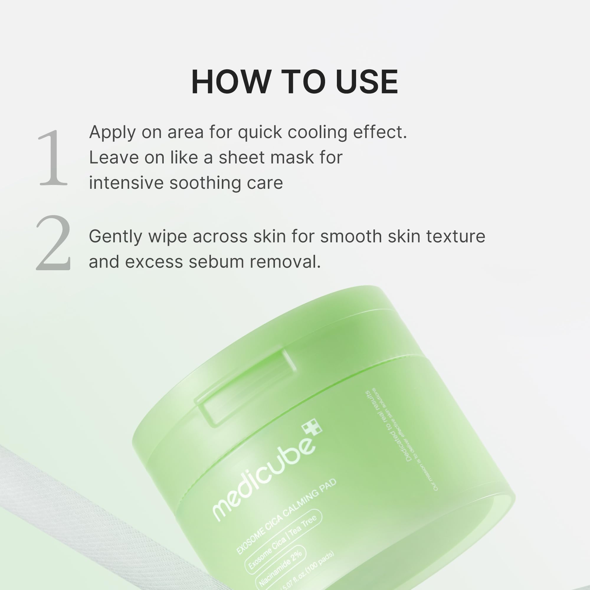 Medicube Toner Pads glow-ready skin after use visual