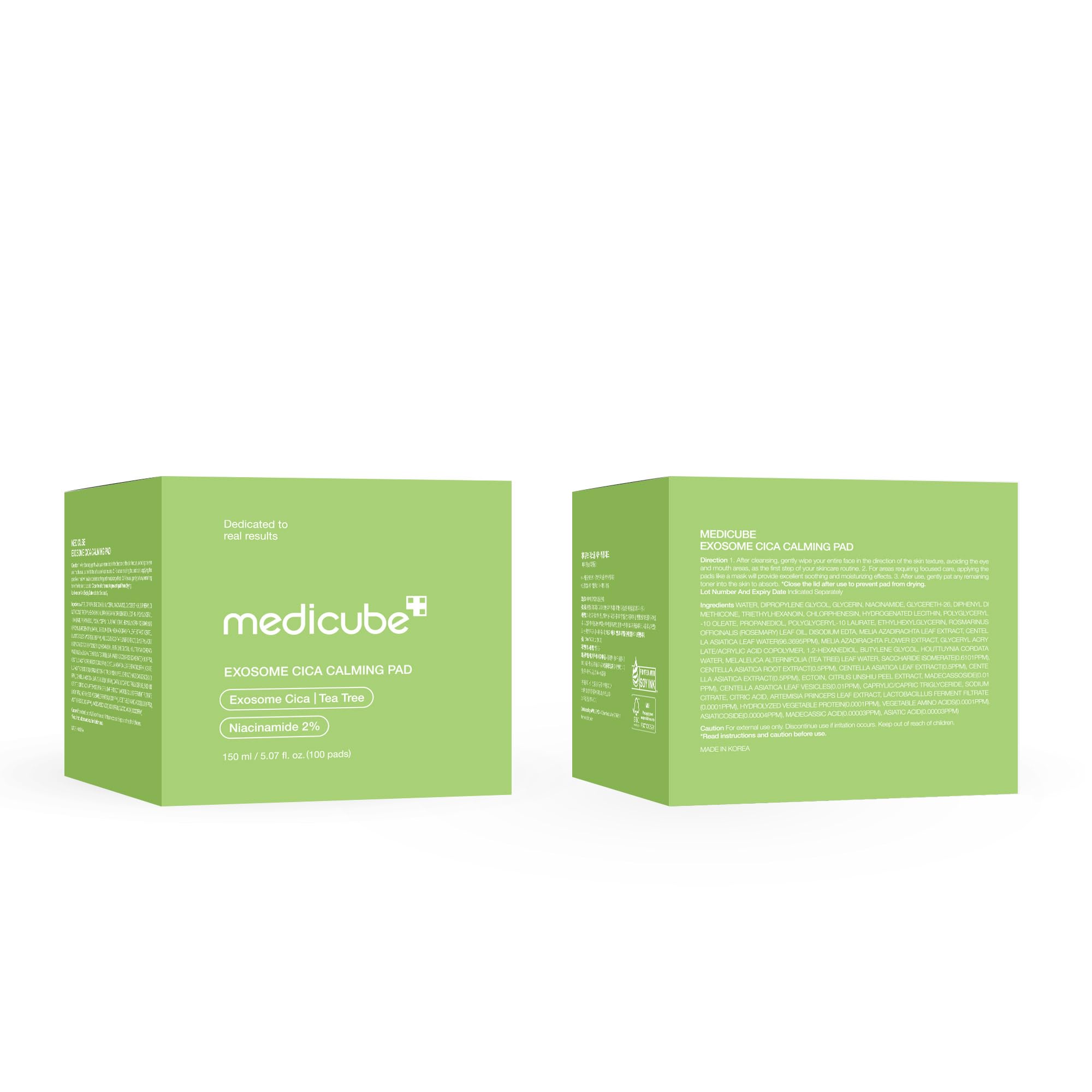 Medicube Toner Pads tea tree leaf water ingredient focus