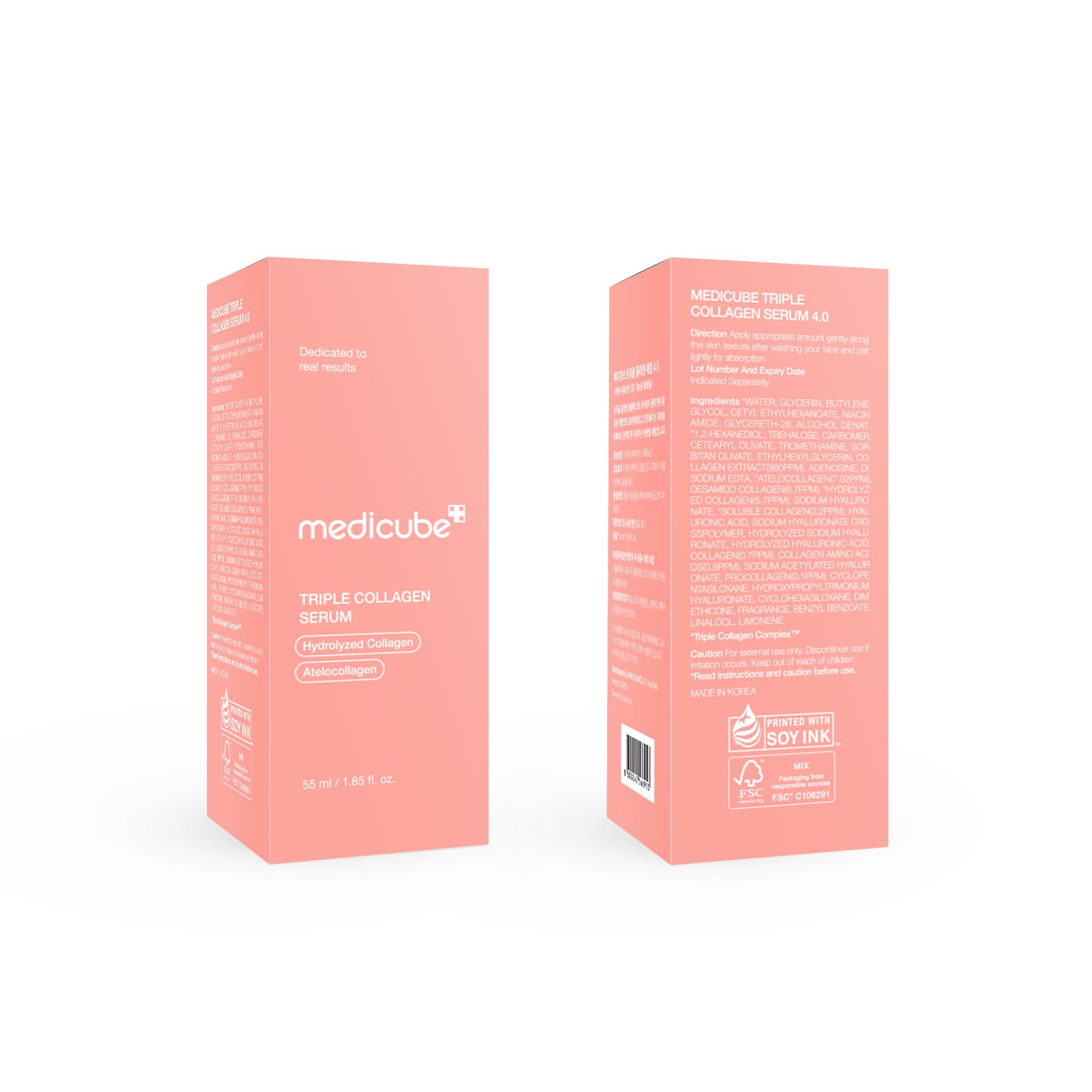 Embalaje y caja atractiva de Medicube Serum, regalo ideal para cuidado de la piel.