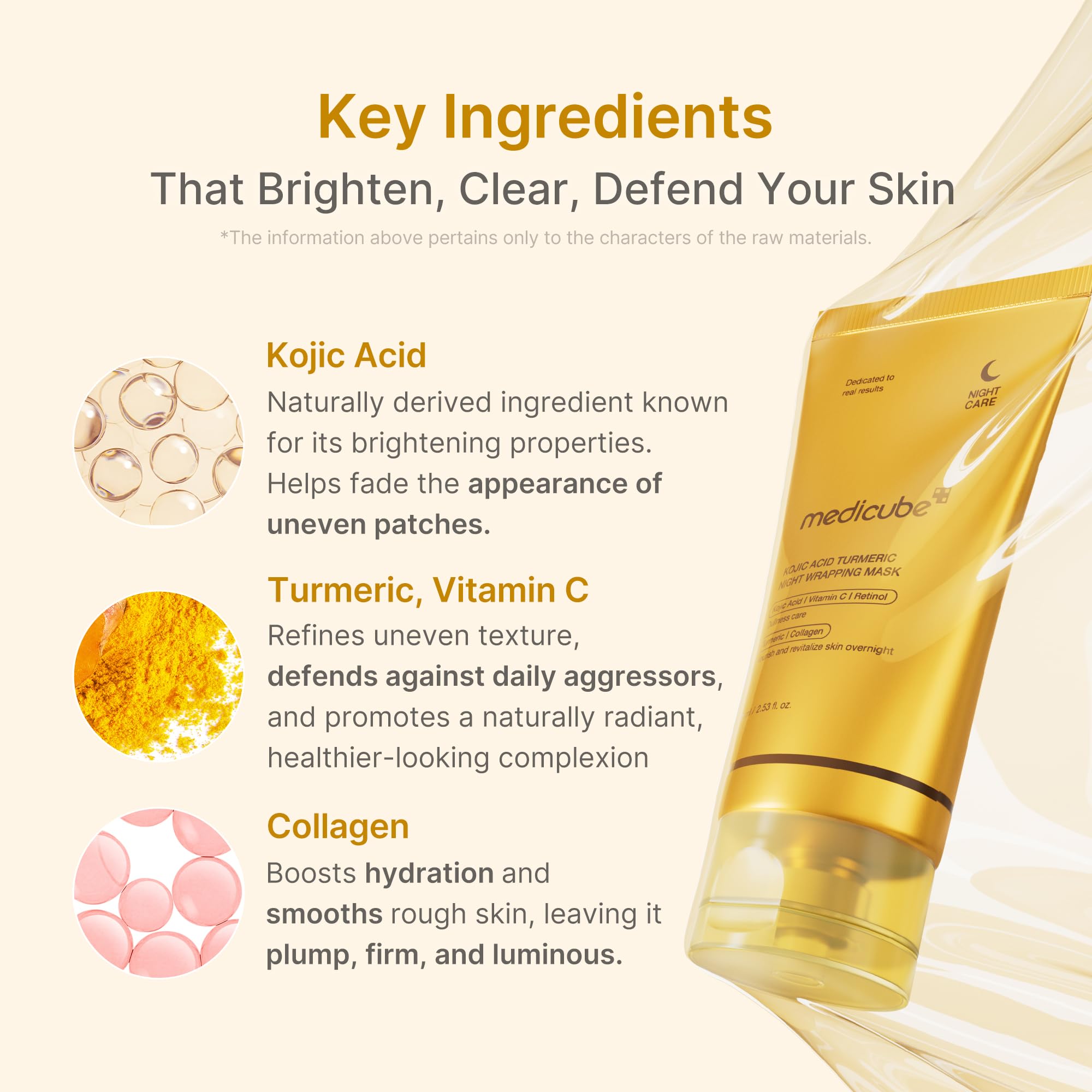 Medicube Wrapping Mask peel-off action reveals a smoother complexion in the morning.