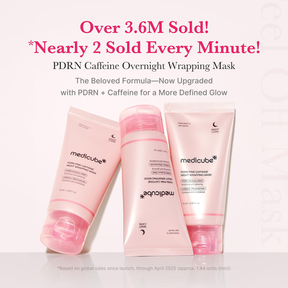 Medicube Wrapping Mask pink-pearl-glow-application delivers a luminous, skin-hugging result.