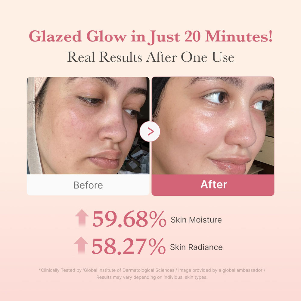 Medicube Wrapping Mask twenty-minute-glow provides quick, noticeable luminosity.