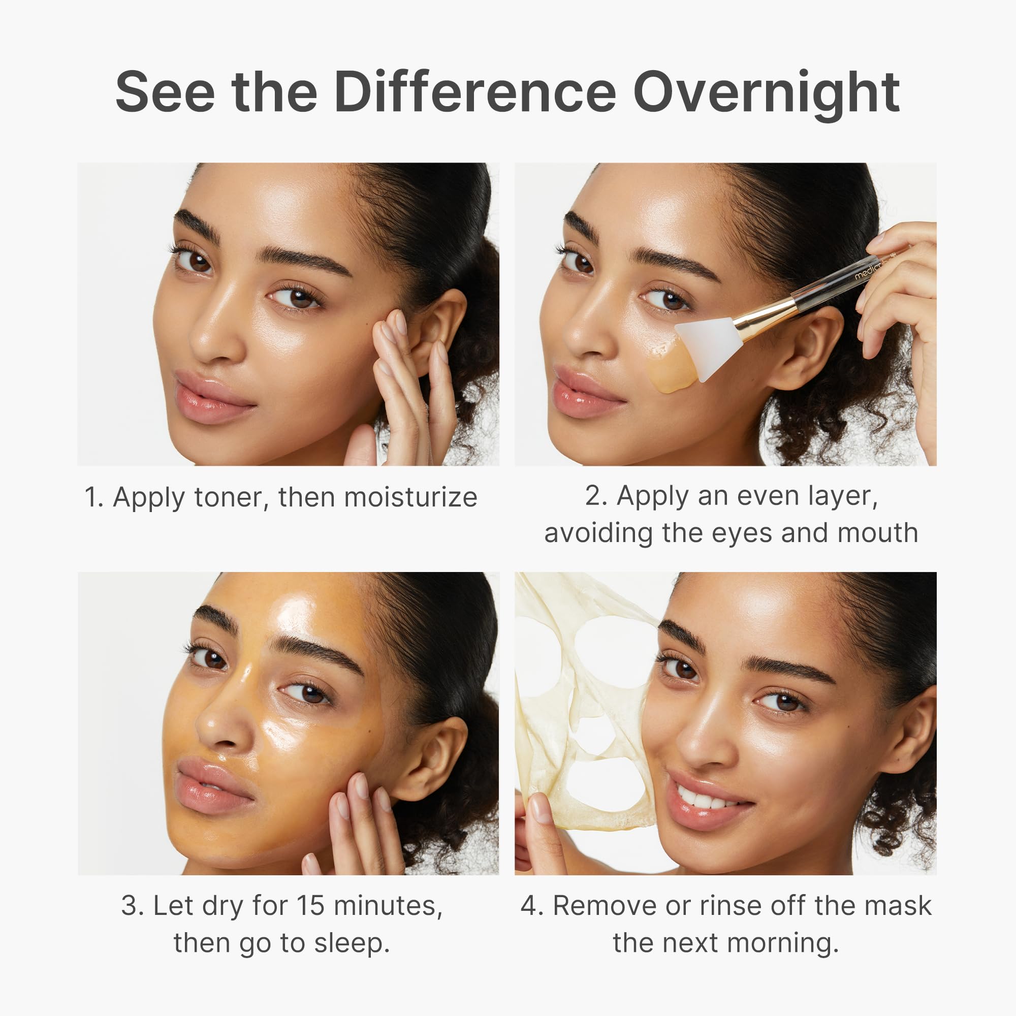 Medicube Wrapping Mask vitamin C blend for antioxidant support and brightness.