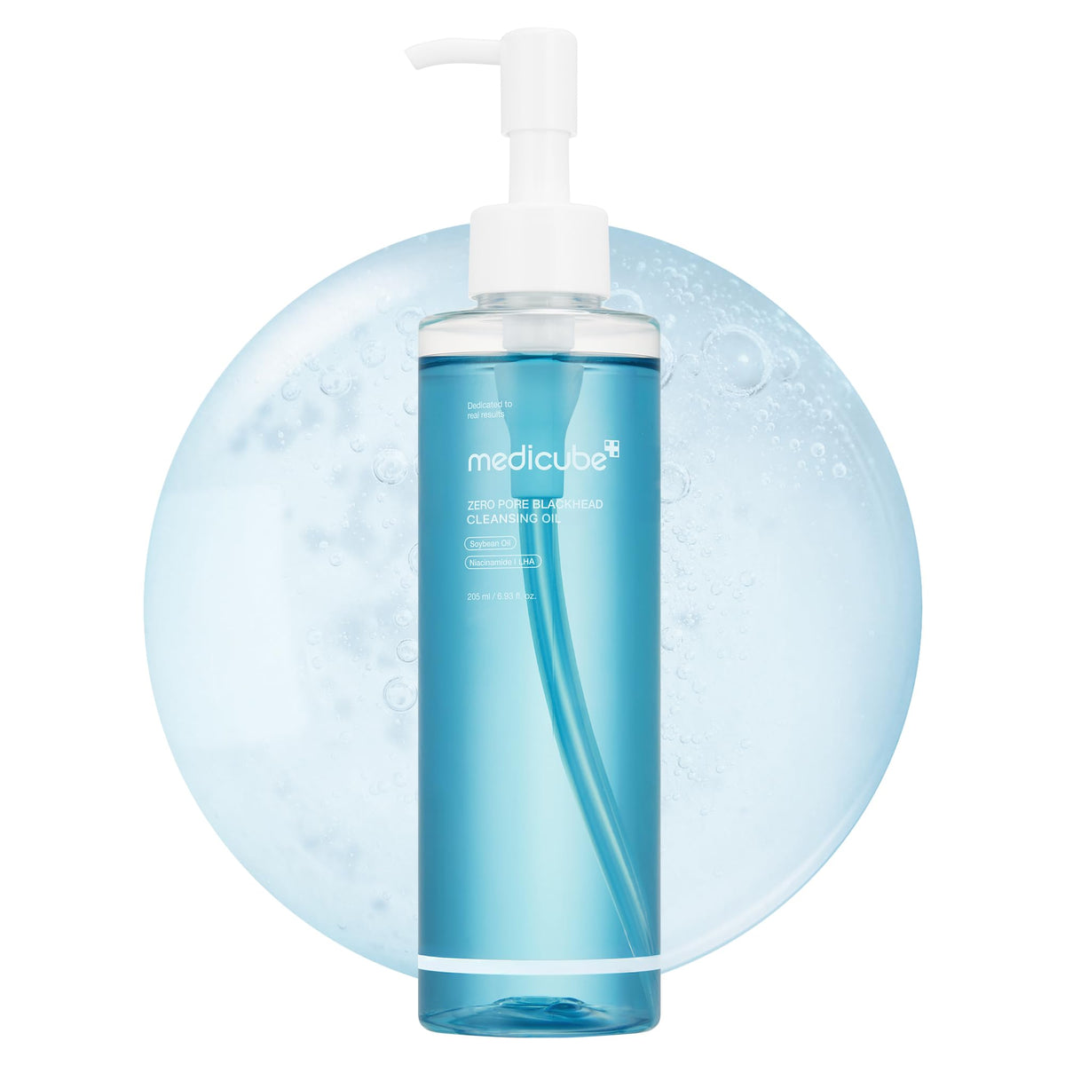 Medicube Zero Pore: aceite desmaquillante en botella que disuelve maquillaje y sebo con suavidad.