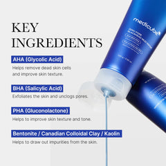 Medicube Zero Pore con AHA BHA PHA limpia poros y exfolia suavemente
