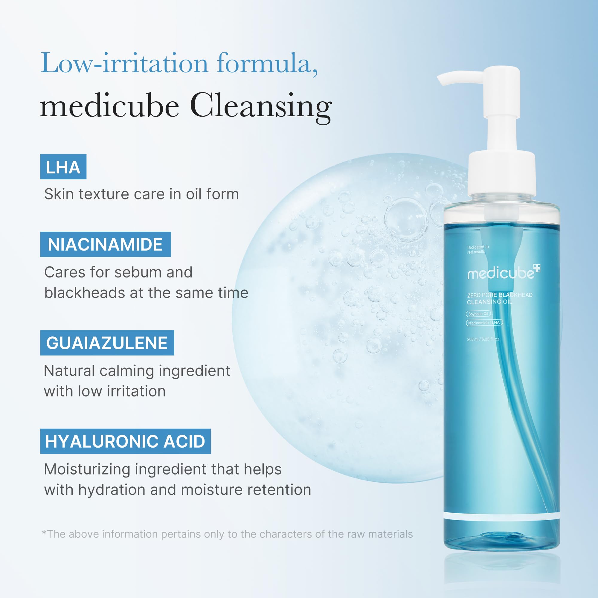 Medicube Zero Pore: textura aceite que se convierte en leche al emulsificar, sensación fresca.