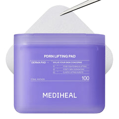 Mediheal Discos de Tónico PDRN Rosa destacan elasticidad para una piel más firme.
