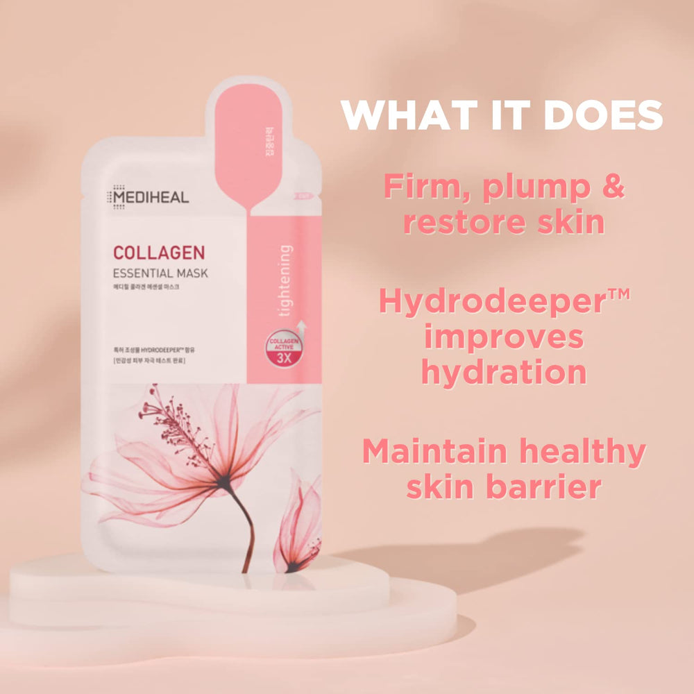 Mediheal HydrodeepER Complex Mask—deep hydration boosts skin moisture and resilience.