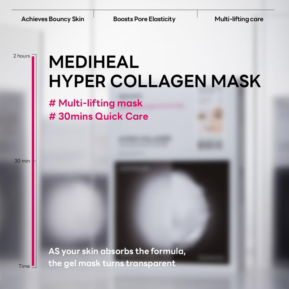 Mediheal Hyper Colágeno mascarilla hidrogel mejora la elasticidad y aspecto más firme