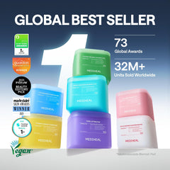 Mediheal Madecassoside Centella Asiática Pad, aplicación suave para calmar la piel.