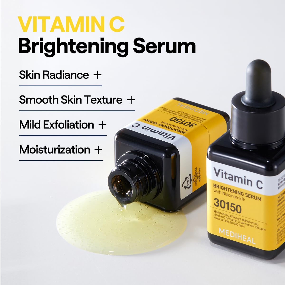 Mediheal sérum de vitamina C con textura ligera que ilumina la piel