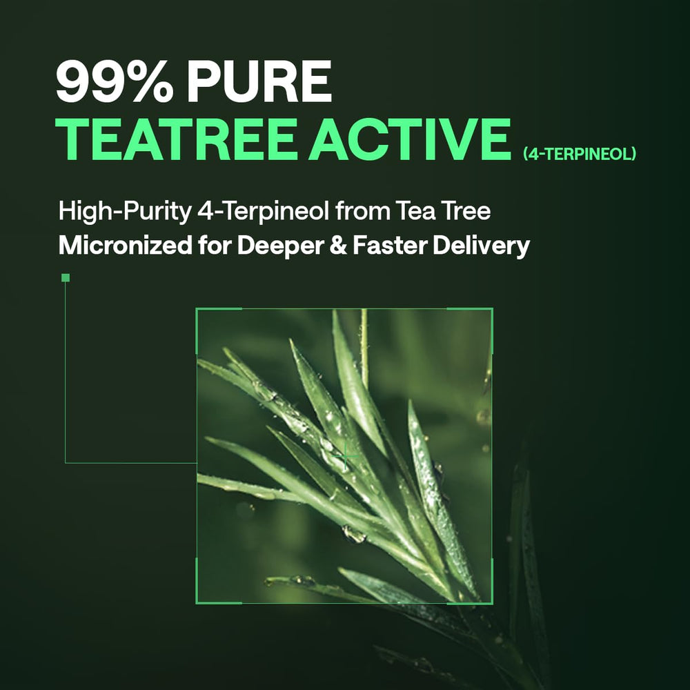 Mediheal Teatree Gauze Pad showcases 4-terpineol rich tea tree extract.