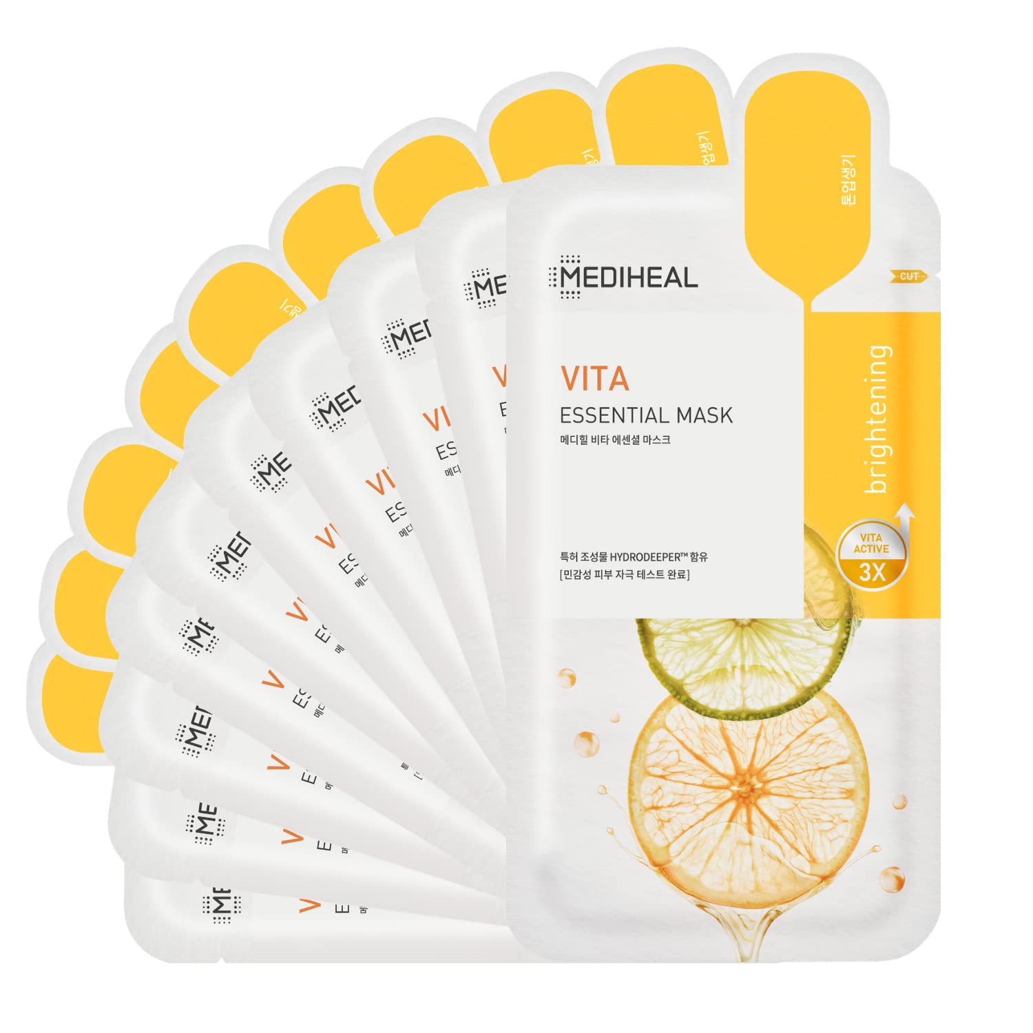 Mediheal Vita Essential Mask: empaque biodegradable para cuidado sostenible.