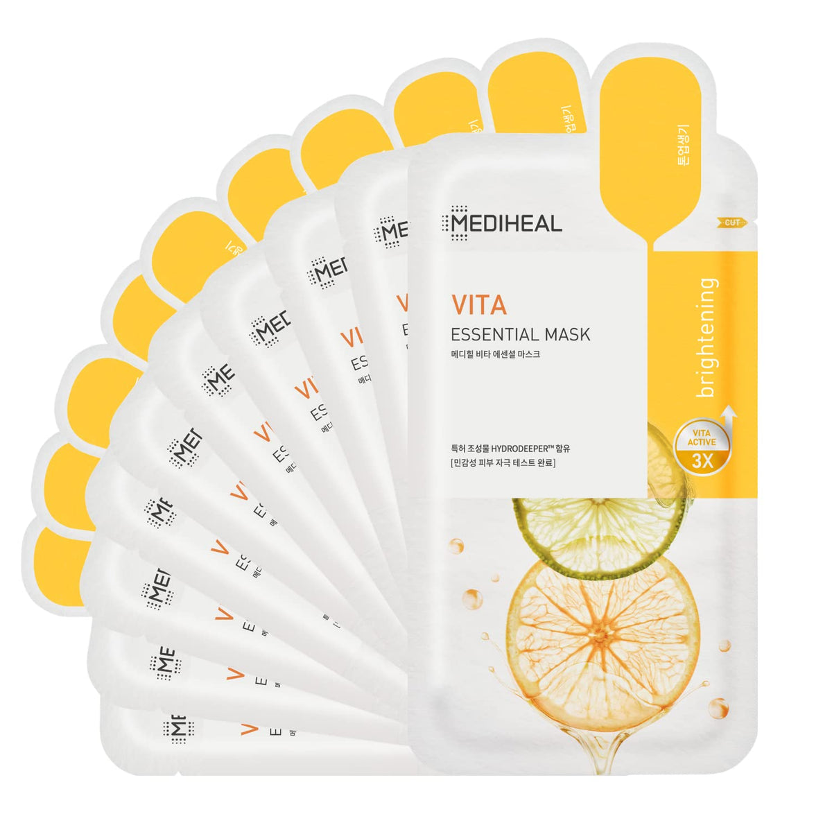Mediheal Vita Essential Mask: empaque biodegradable para cuidado sostenible.