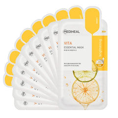 Mediheal Vita Essential Mask: empaque biodegradable para cuidado sostenible.