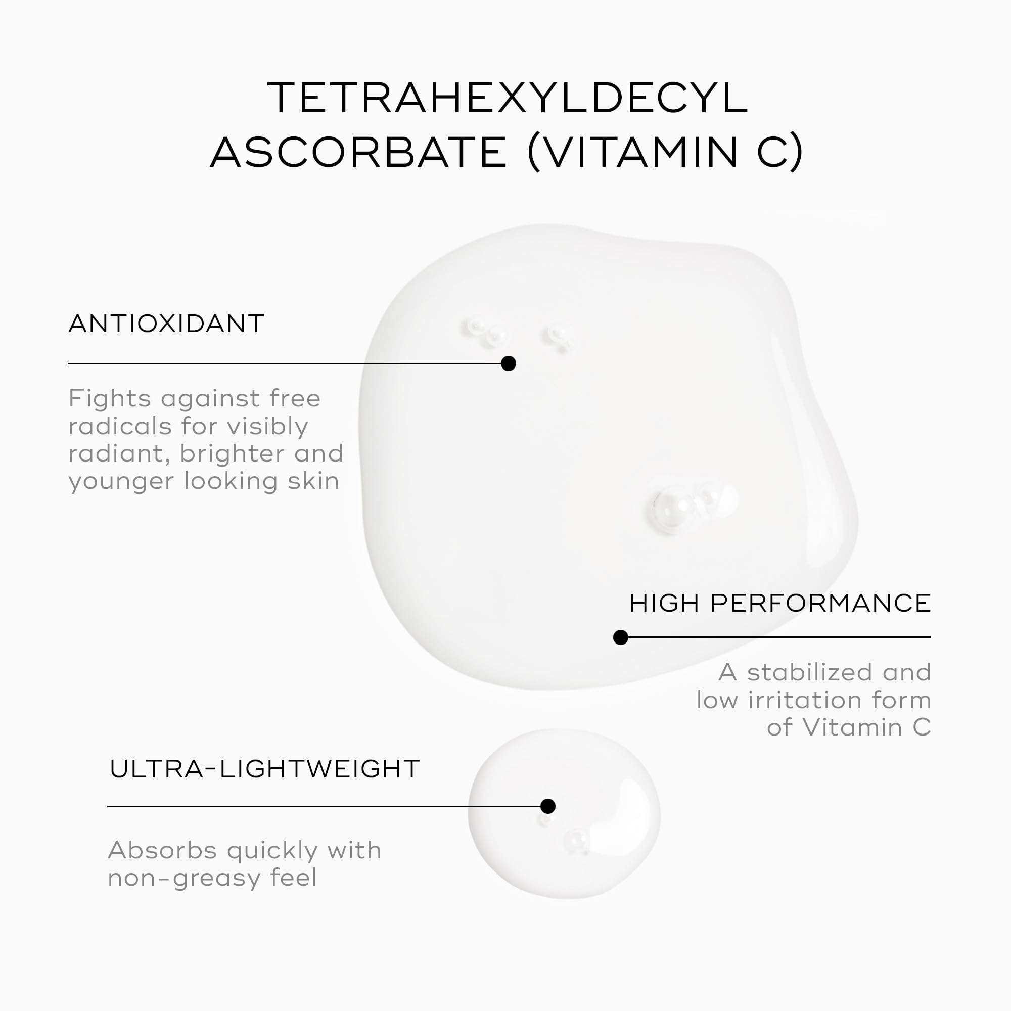 Medik8 C-Tetra serum texture close-up, showcasing lightweight hydration for all skin types.