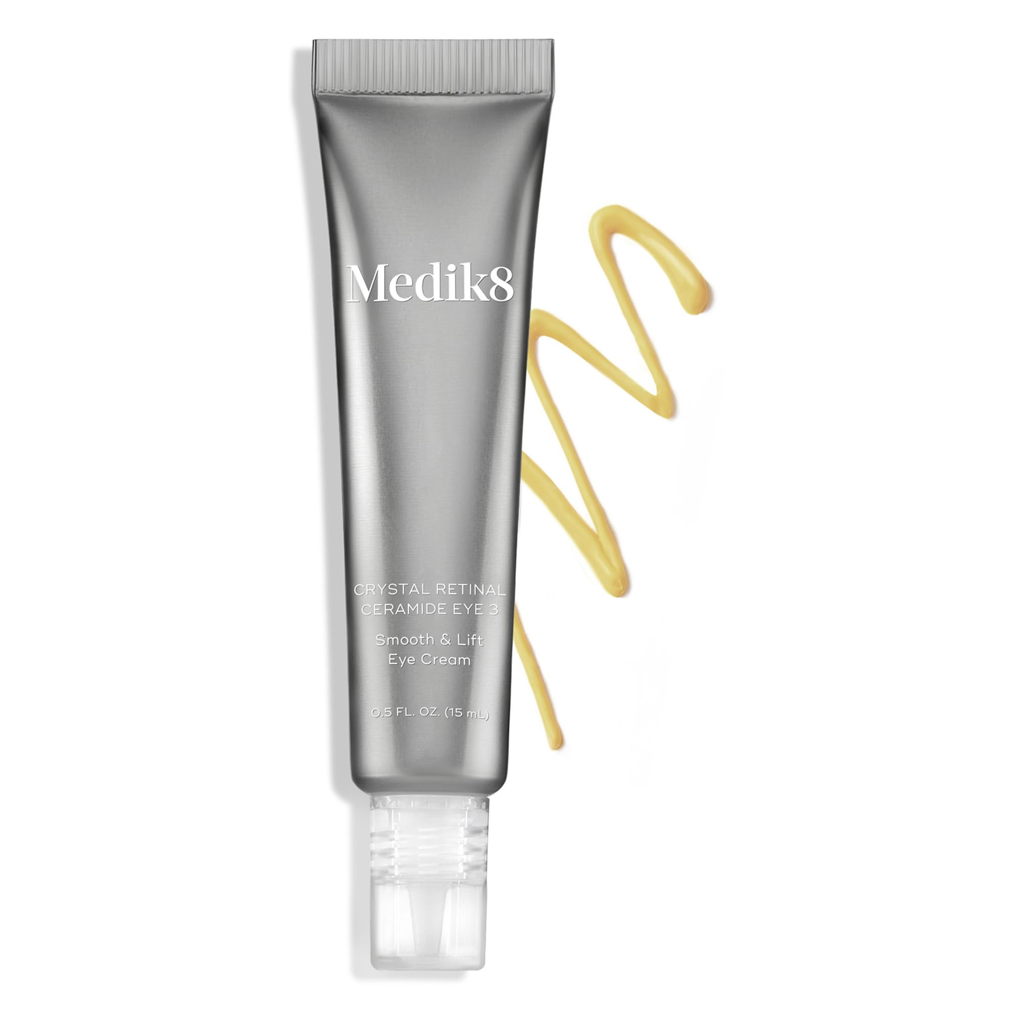 Medik8 Crystal Retinal Ceramide Eye 3 packaging outer box on display.