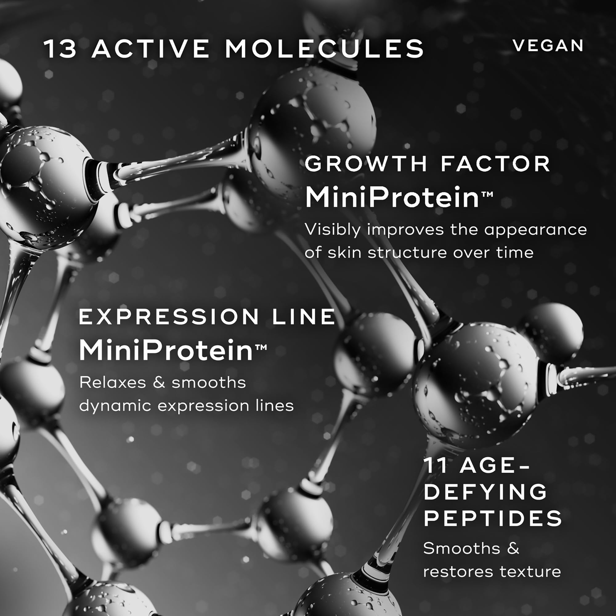 Medik8 Liquid Peptides Advanced MP texture swirl shows rich, fast-absorbing serum