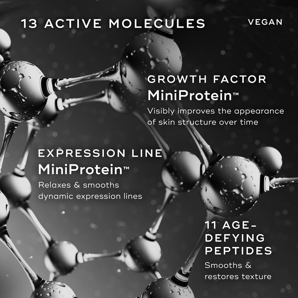 Medik8 Liquid Peptides Advanced MP texture swirl shows rich, fast-absorbing serum