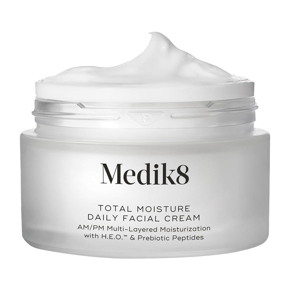 Medik8 Total Moisture bottle with pump delivers lasting hydration.