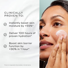 Close-up of Medik8 Total Moisture cream texture for smooth skin.