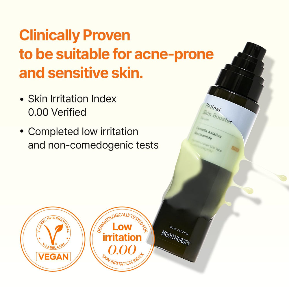 MEDITHERAPY Serum mantiene hidratación ligera sin residuos grasos.