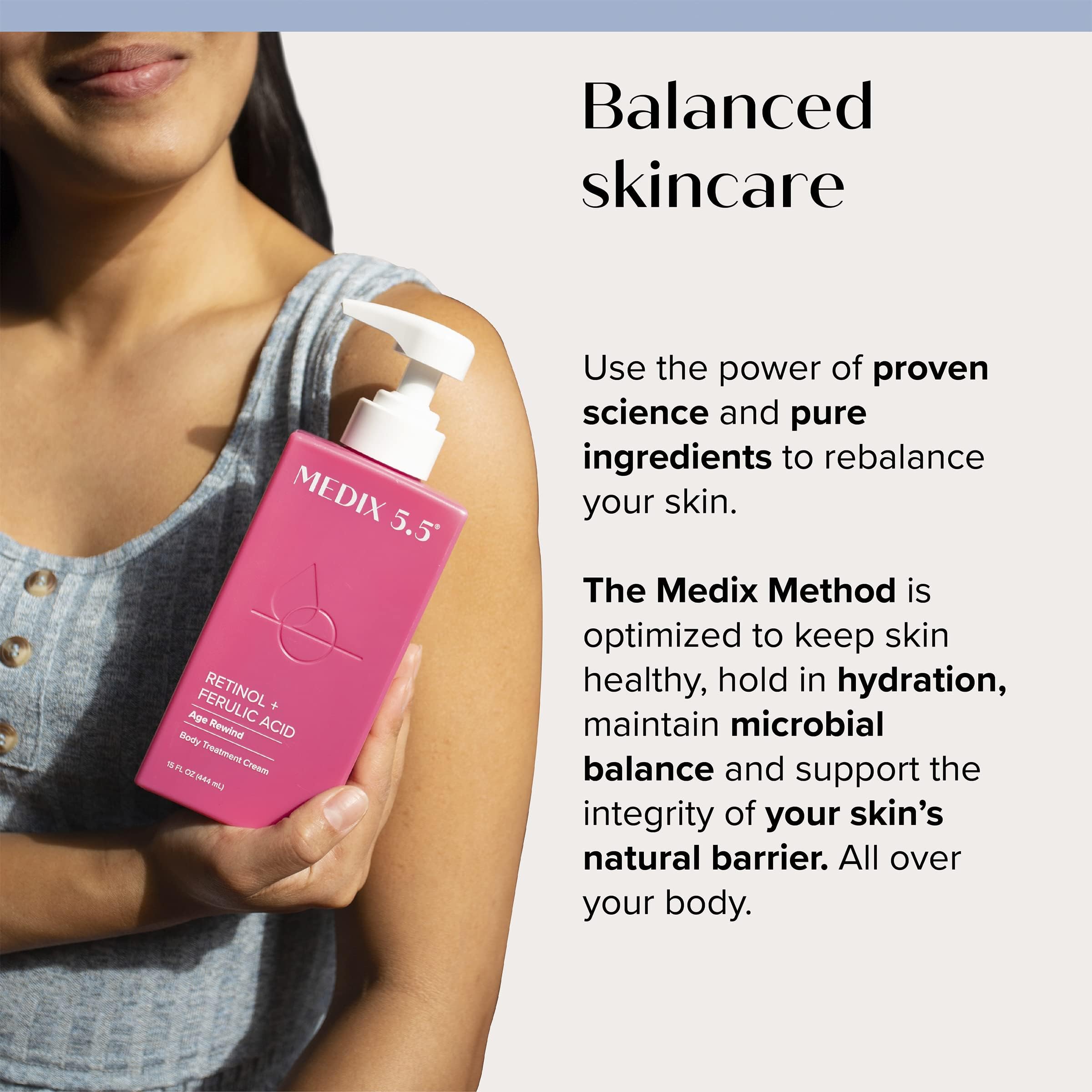 Medix 5.5 After-shower routine—luxurious fragrance and deep absorption