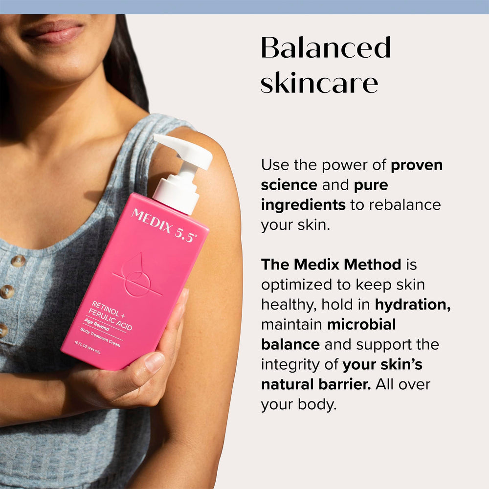 Medix 5.5 After-shower routine—luxurious fragrance and deep absorption