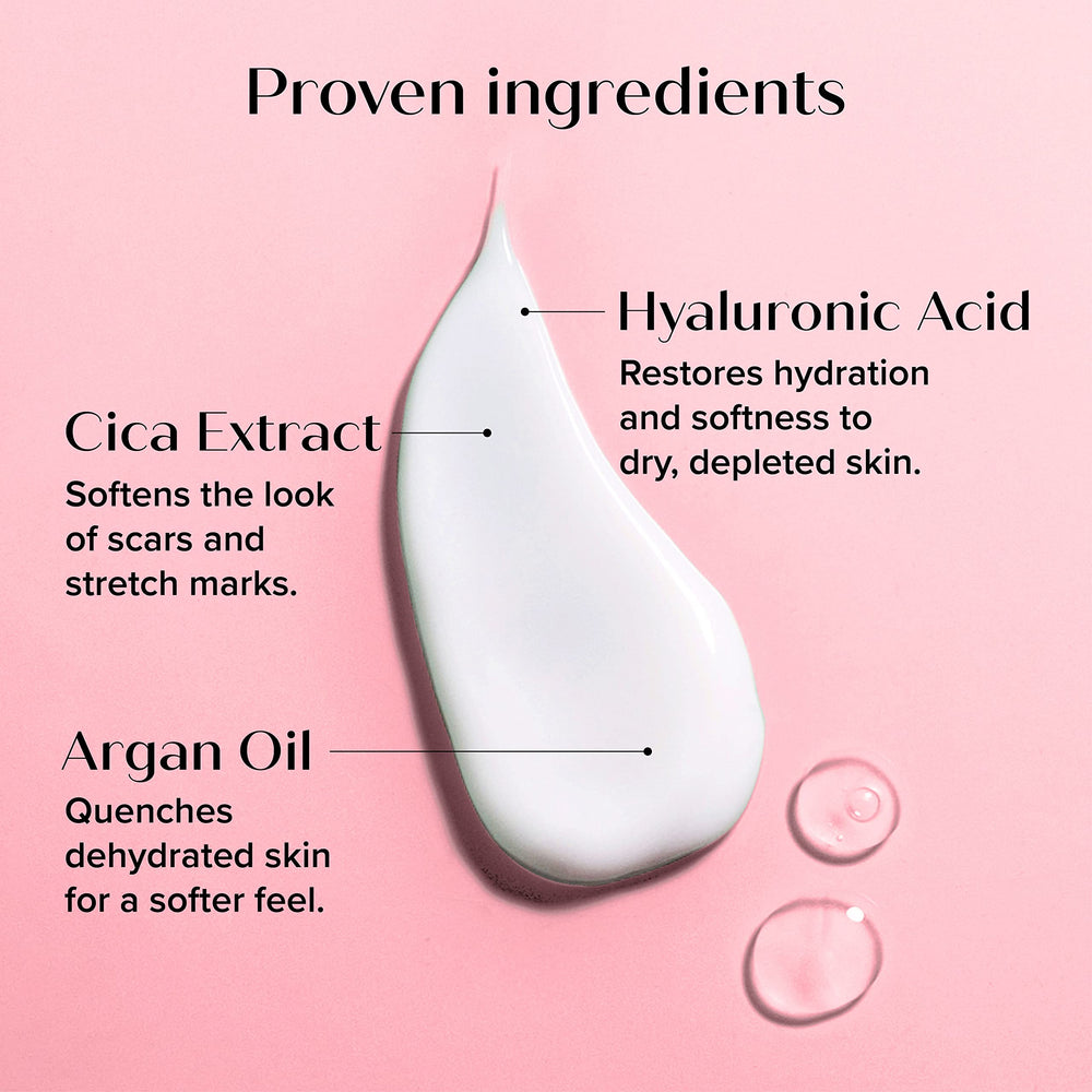 Medix 5.5 Body lotion pump on skin ready for absorption