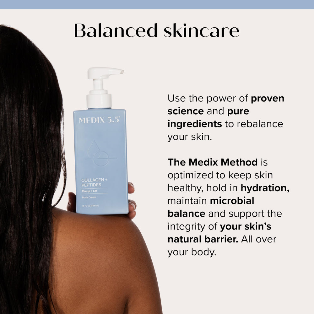 Medix 5.5 label highlighting dermatologist-tested and fragrance-free attributes