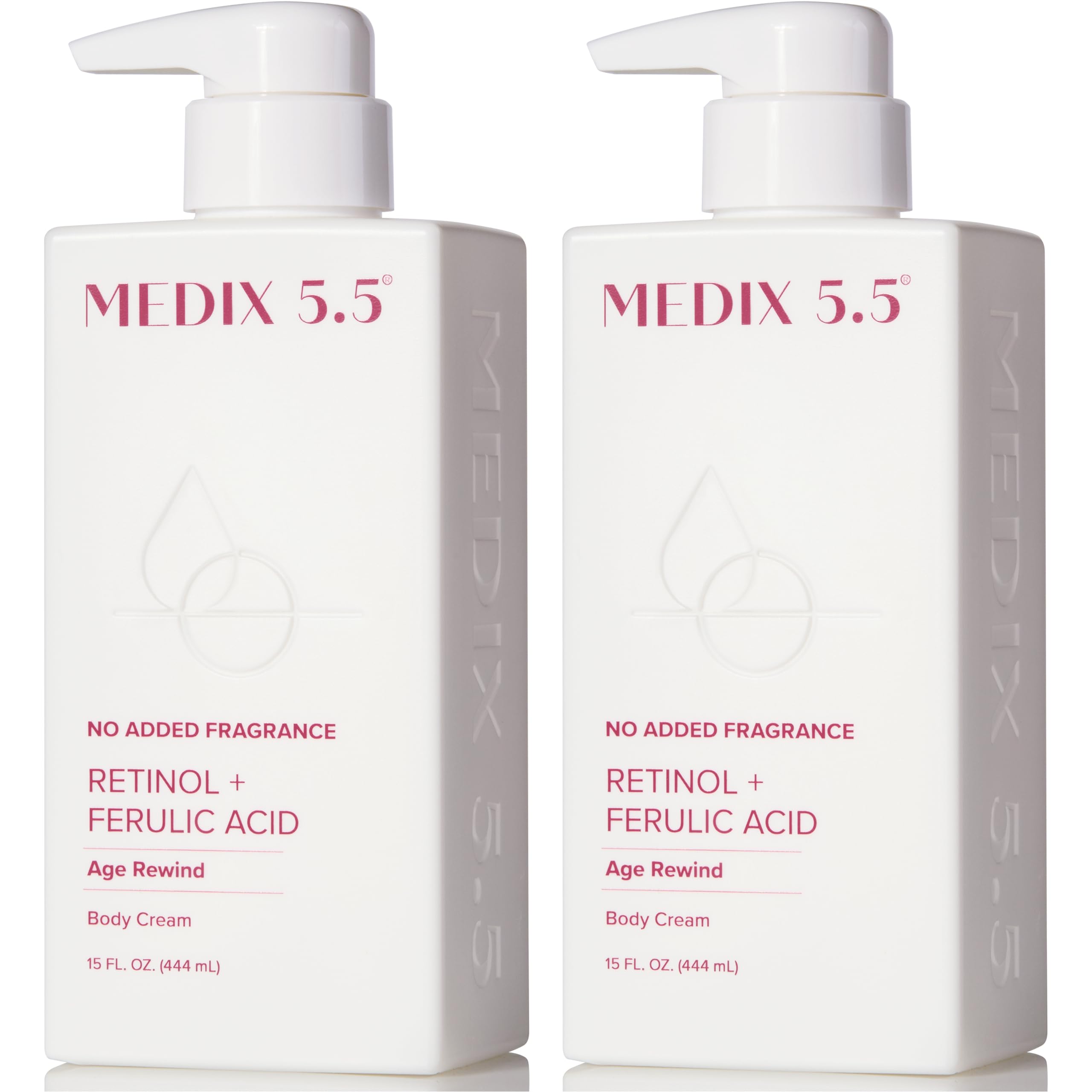 Medix 5.5 fragrance-free retinol face moisturizer bottle for daily use.