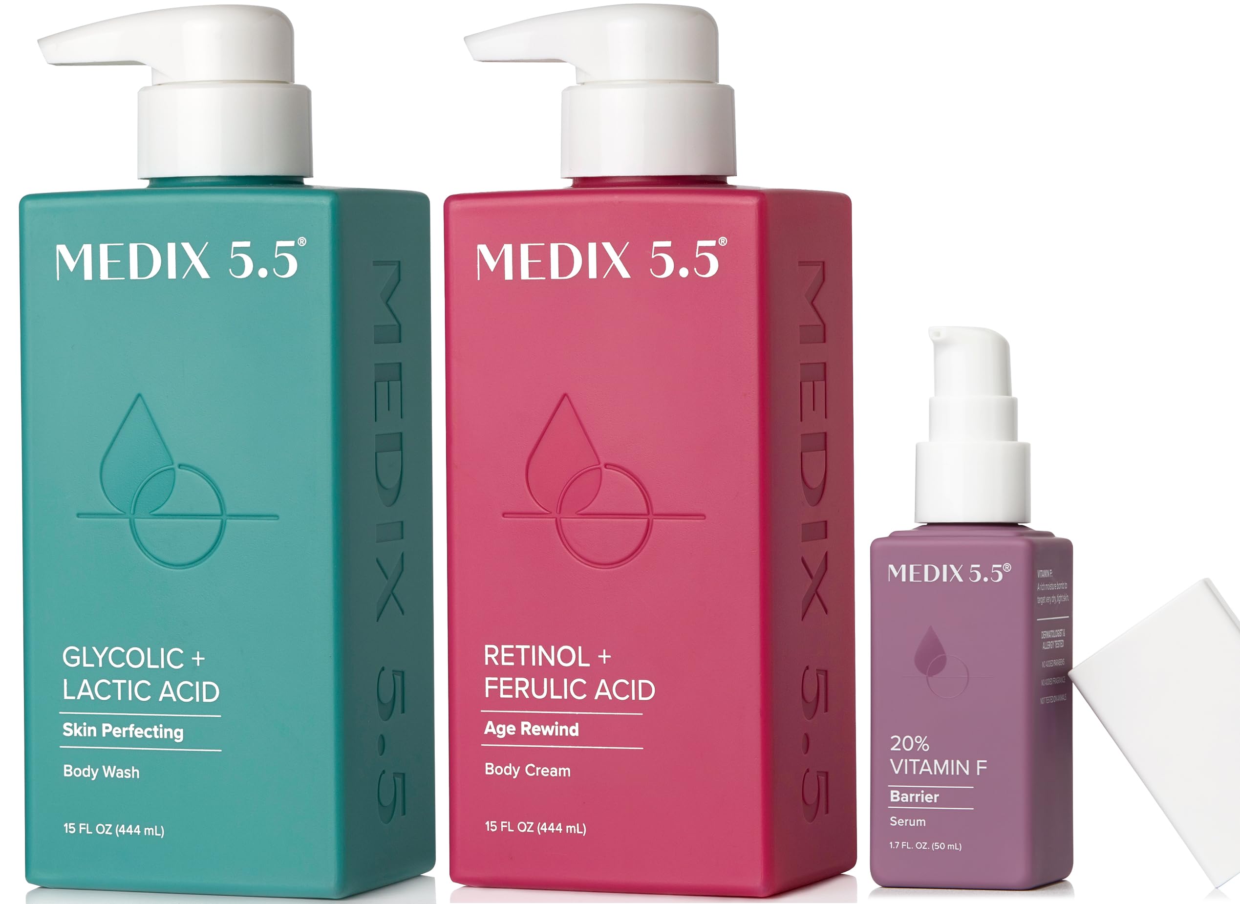Medix 5.5 Retinol Age Renew Body Cream jar for smoother skin