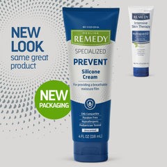 Barrera de silicona de Medline Remedy, capa ventilada para hidratación