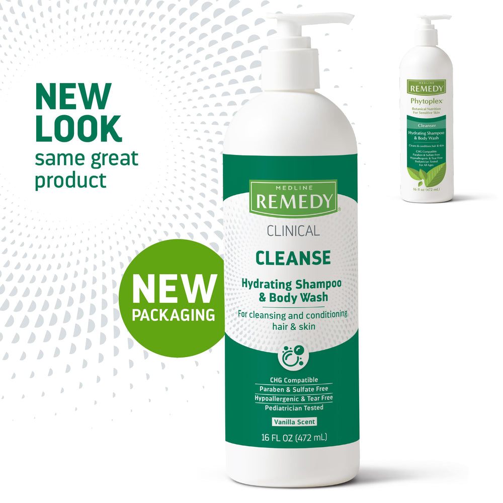 Medline Remedy Clinical: aplicación para cabello y cuerpo en una rutina diaria