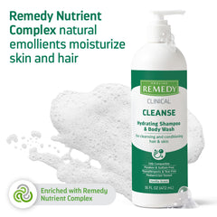 Medline Remedy Clinical: limpieza sin enjuague para piel sensible