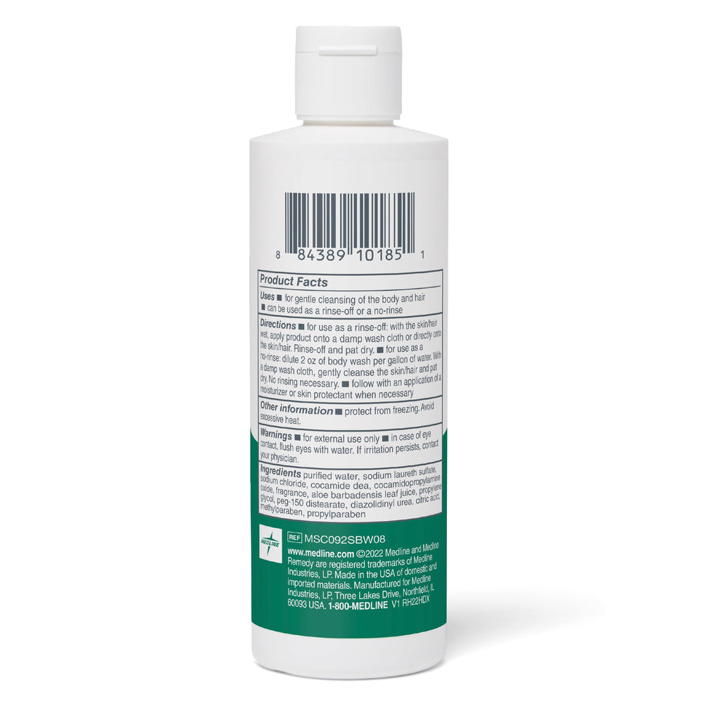 Medline Remedy Essentials: tubo portátil para bolsos, limpieza diaria en cualquier lugar.