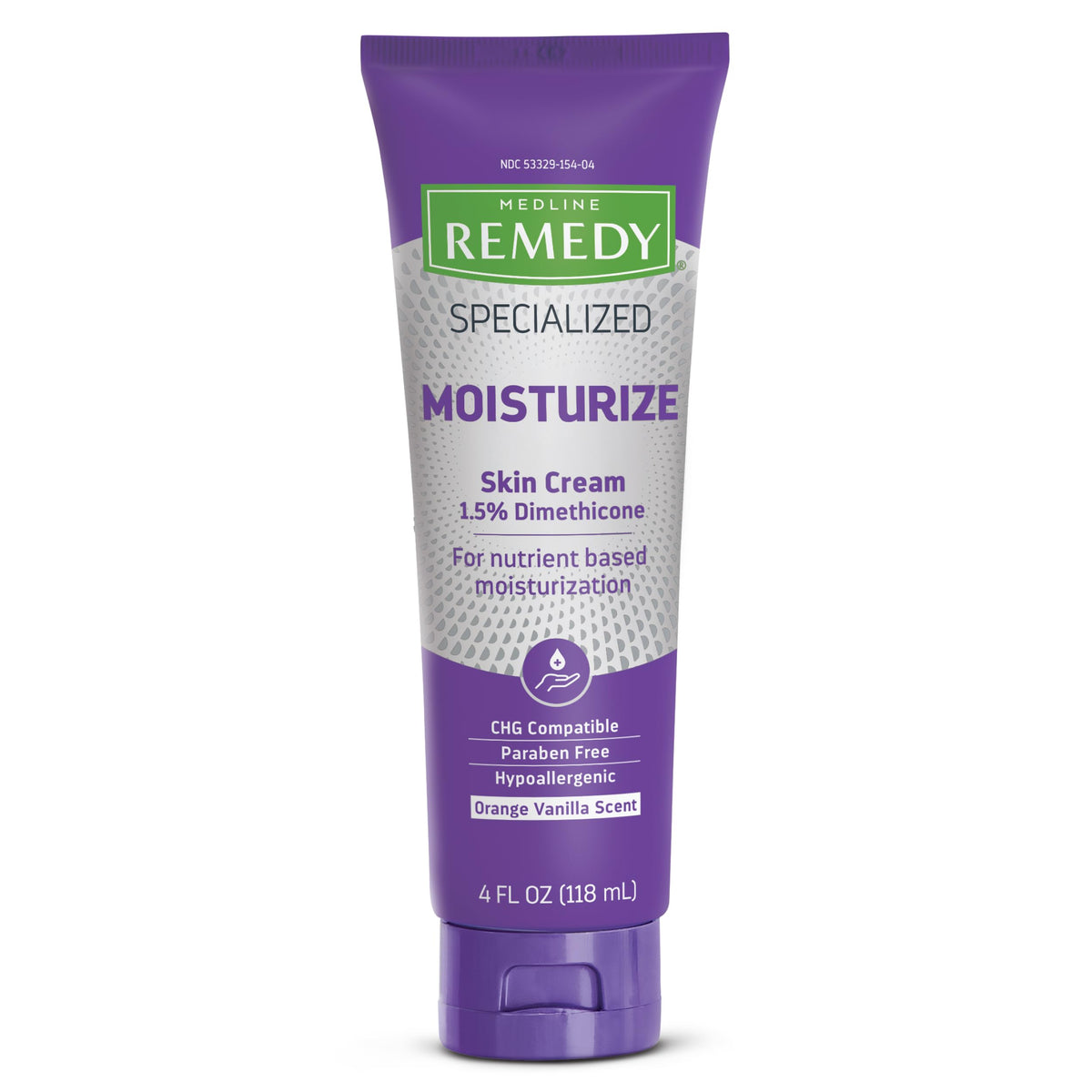 Medline Remedy Nutrashield bottle shown for lasting moisture protection.