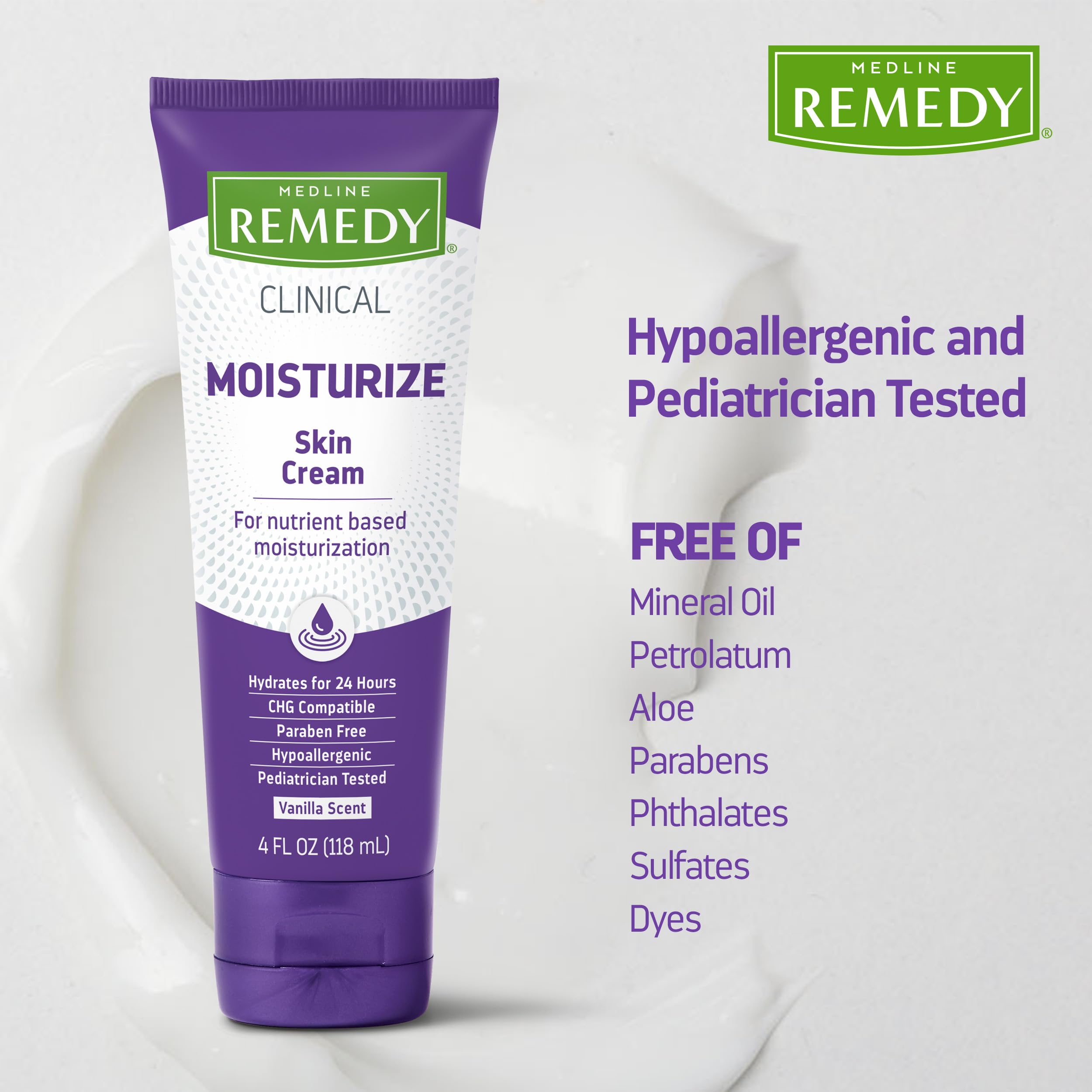Medline Remedy Phytoplex, crema nutritiva para manos y cuerpo.