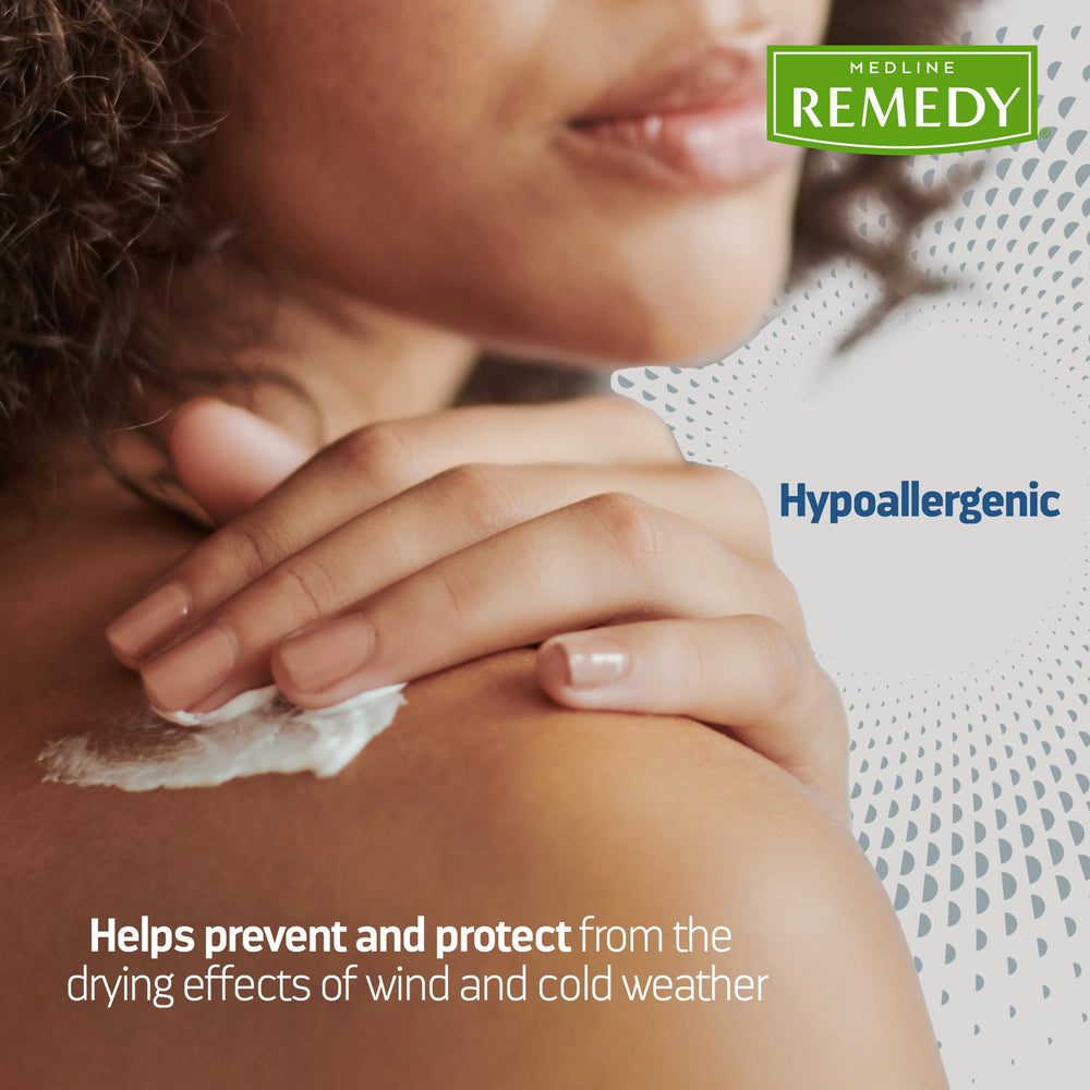 Protección de Medline Remedy para piel seca y agrietada durante el día