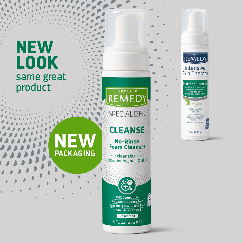 Medline Remedy textura espuma suave para piel sensible y uso cómodo