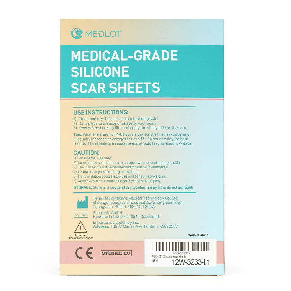 MEDLOT parches silicona tacto suave, adhesión duradera durante ducha