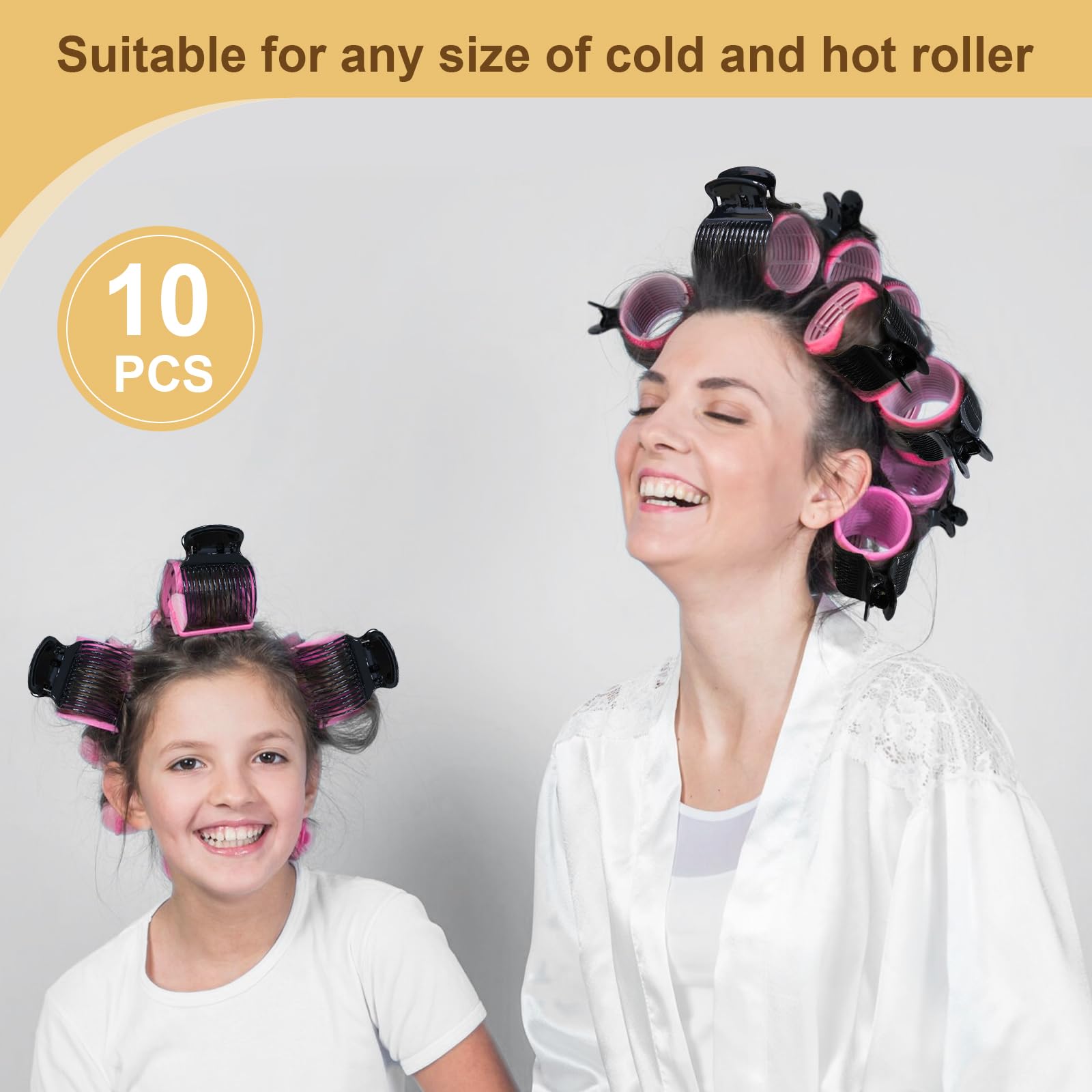 Medoca clips multifuncionales útiles también para dividir el cabello durante el peinado.