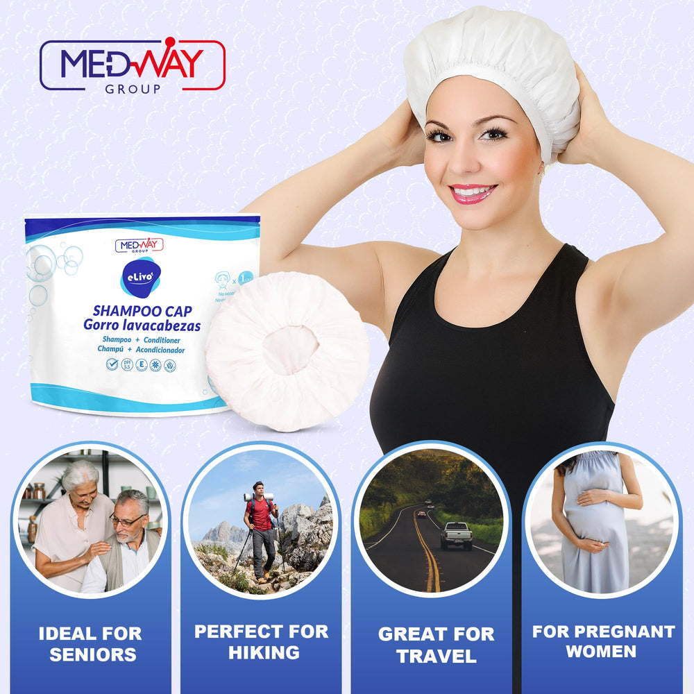 MedVance Gorro lavado sin enjuague, cabello limpio al instante